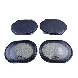 1997-2004 Ford F150 Pickup Speakers w/ grille OEM W Planet Audio Mesh Grills